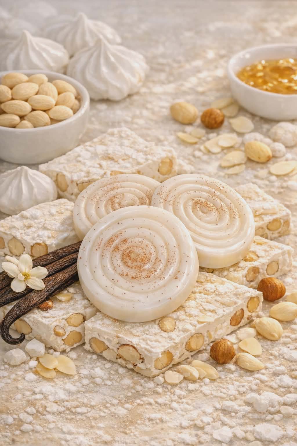 Fondant Nougat blanc