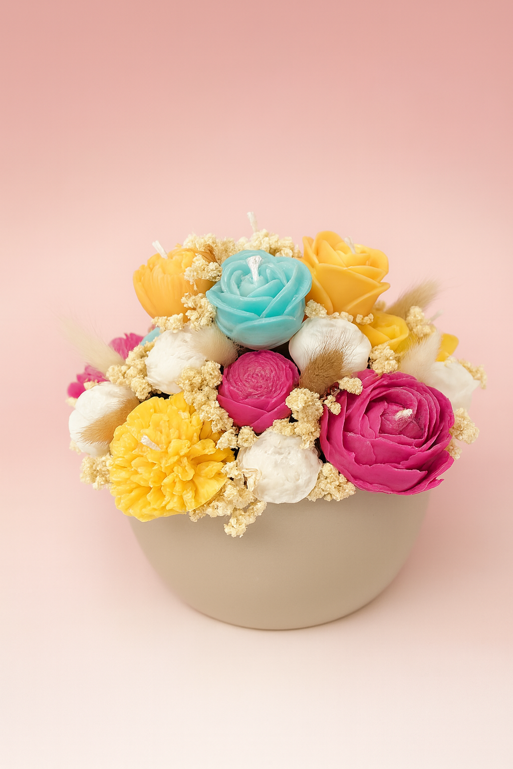 Bouquet lumineux sans parfum